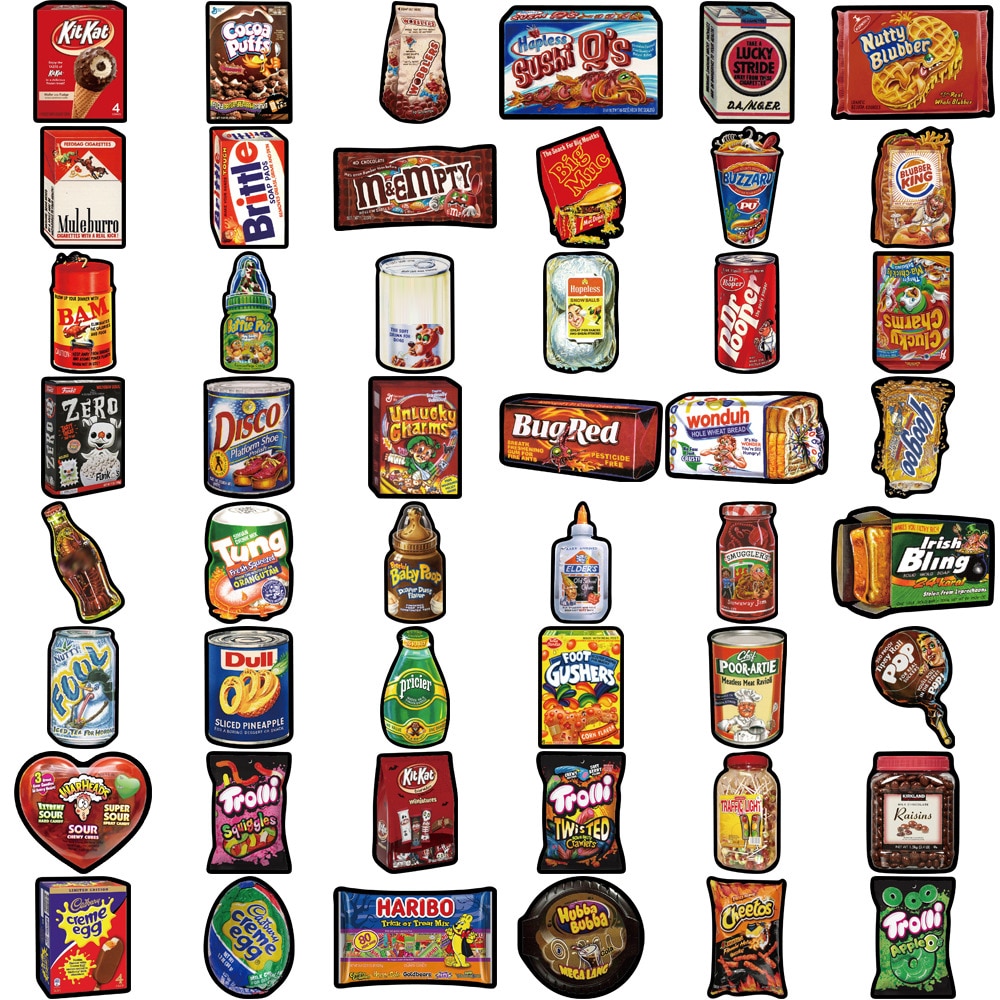 Adesivos de comida